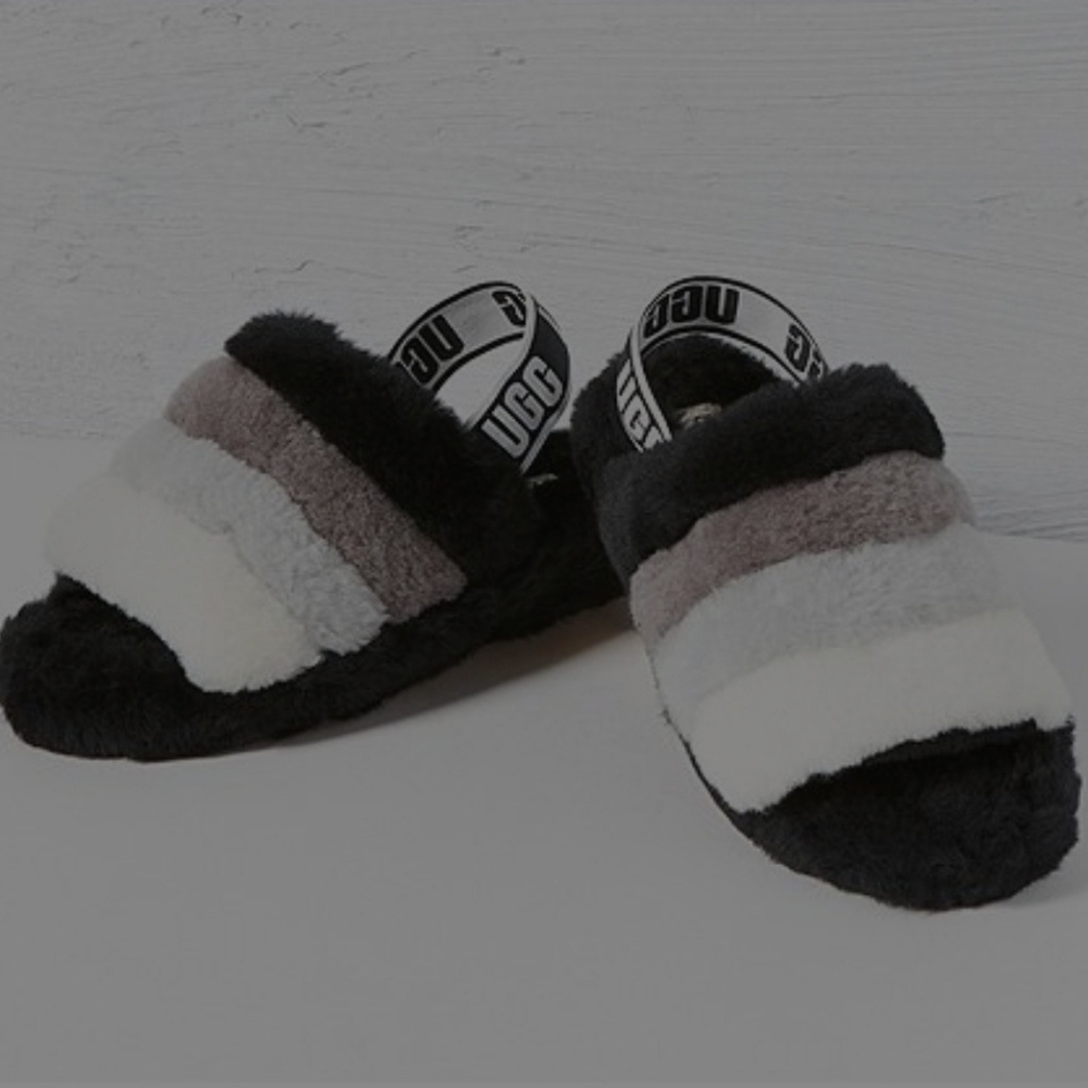 Ugg Logo Fluff Yeah Multi-Color Slides - image 1